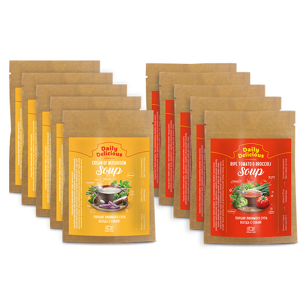 Набор порционных пакетов для супов Daily Delicious Daily Delicious portion packets soup